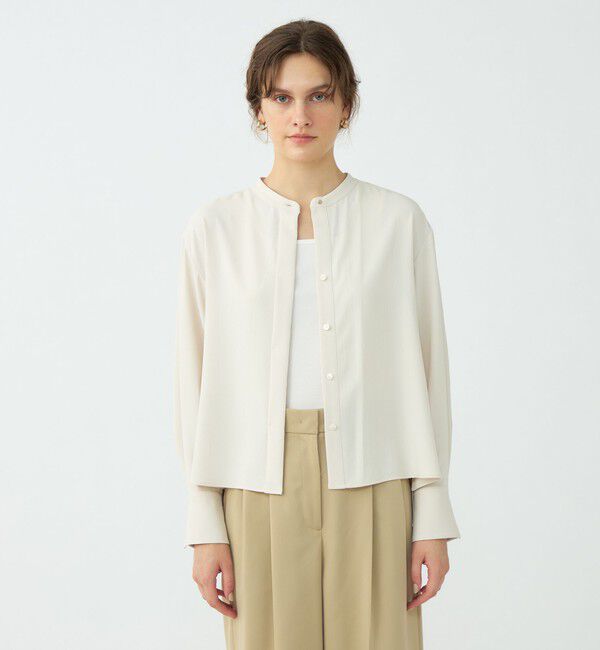 Ballsey「サンディジョーゼット ボックスシルエットブラウス」|シャツ・ブラウス|