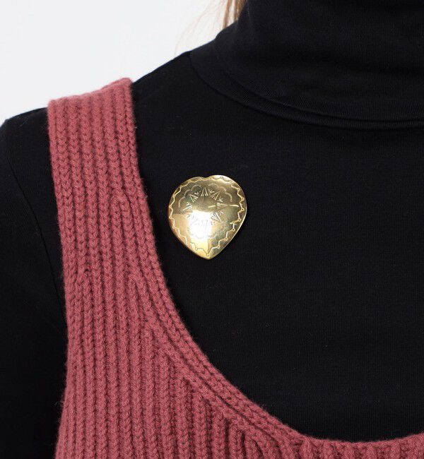 TOMORROWLAND GOODS「ADRAR Heart ゴールド ブローチピン」|ブローチ・コサージュ|