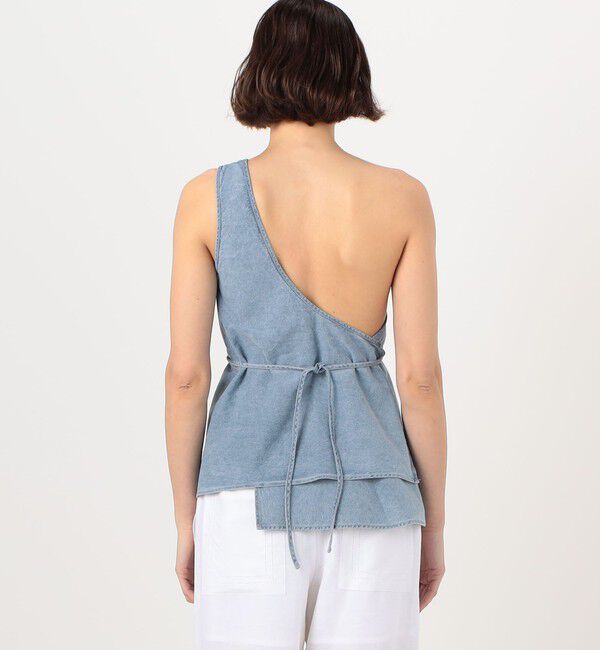 TOMORROWLAND GOODS「BASERANGE EYE ワンショルダートップ」|シャツ・ブラウス|