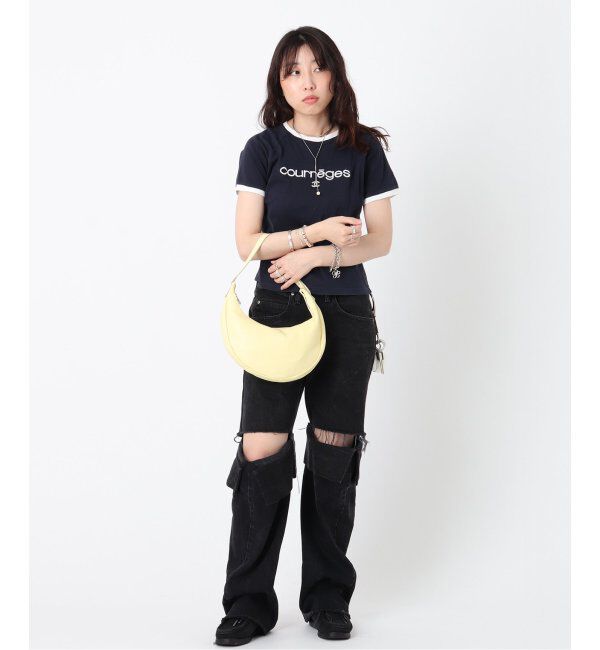  「【blancle/ ブランクレ】S.LETHER 2WAY MOON BAG limited」|ショルダー・メッセンジャー|