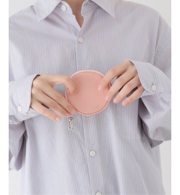  「【blancle/ ブランクレ】T.LETHER CIRCLE POUCH」|ポーチ|