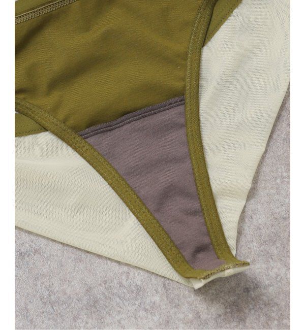  「OVERNEATH Tong034 スムースxネット：ショーツ」|インナー|