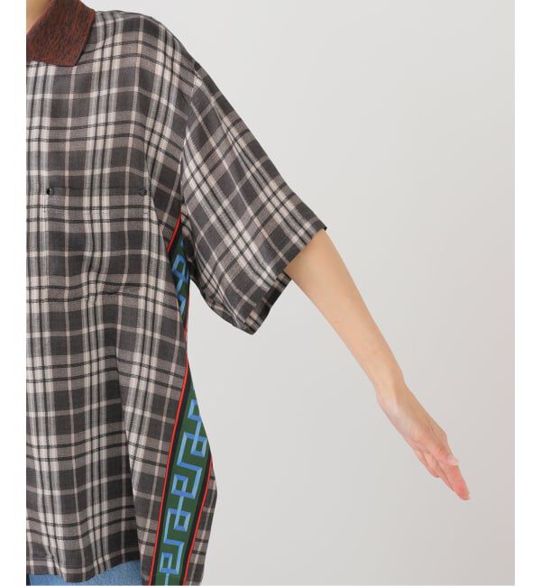  「TOGA TOO Inner print S/S shirt TZ252-FJ954：シャツ」|シャツ・ブラウス|