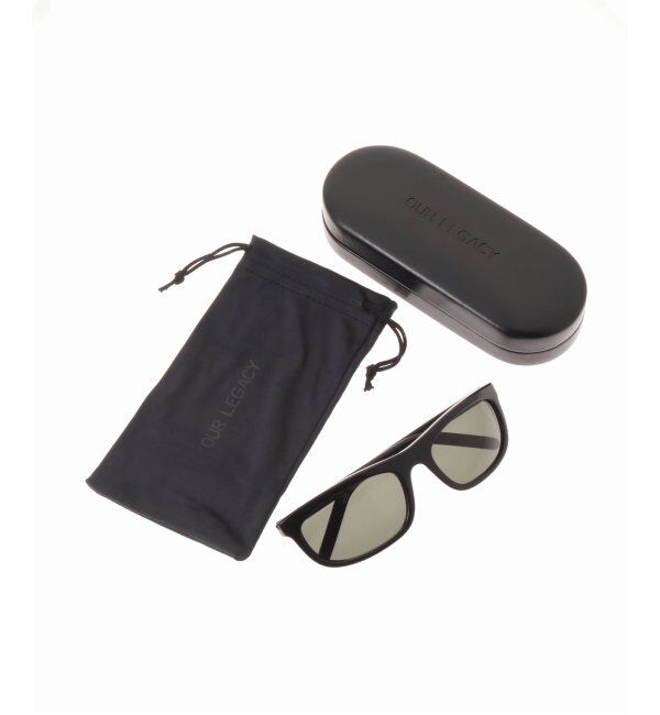 EYETHINK「【OUR LEGACY / アワーレガシー】SHELTER Infinite Black Sunglasses」|サングラス|