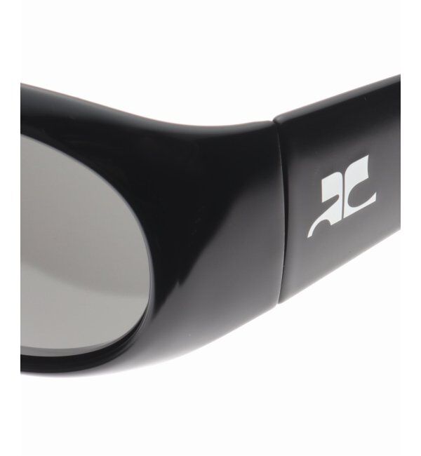 EYETHINK「【COURREGES / クレージュ】HYBRID 01 SUNGLASSES black」|サングラス|