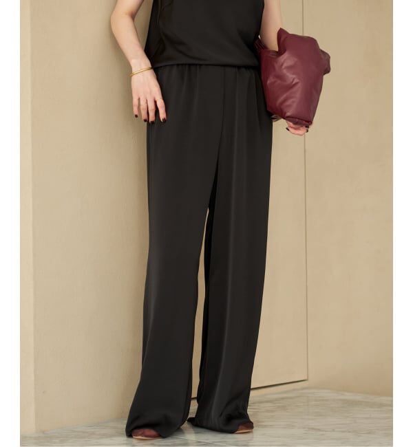 Plage「《追加》dull satin relax パンツ」|その他|