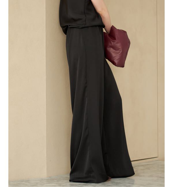 Plage「《追加》dull satin relax パンツ」|その他|