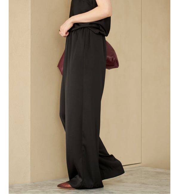Plage「《追加》dull satin relax パンツ」|その他|