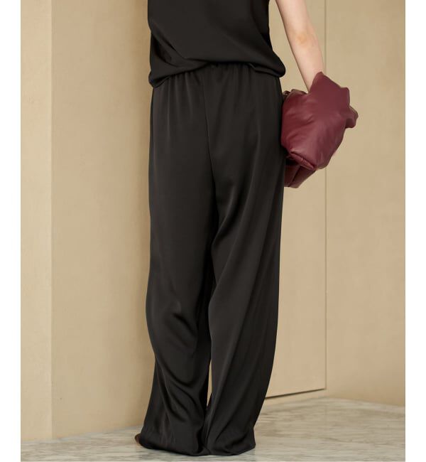 Plage「《追加》dull satin relax パンツ」|その他|