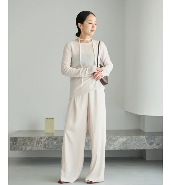 Plage「《追加》dull satin relax パンツ」|その他|