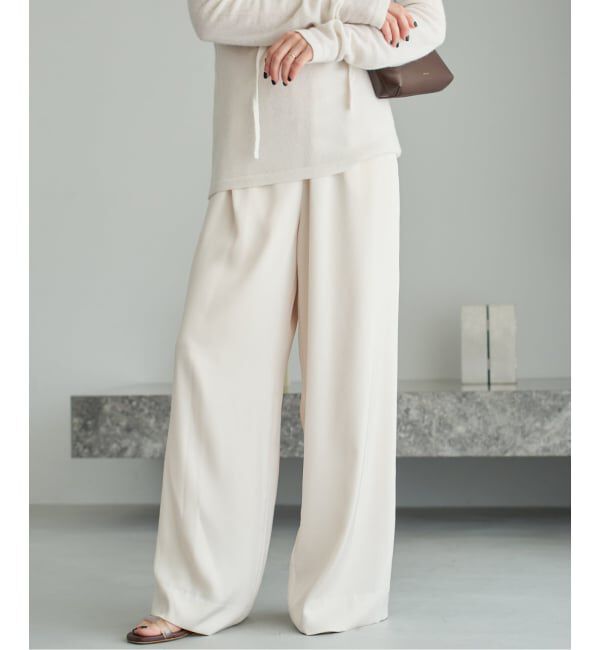 Plage「《追加》dull satin relax パンツ」|その他|