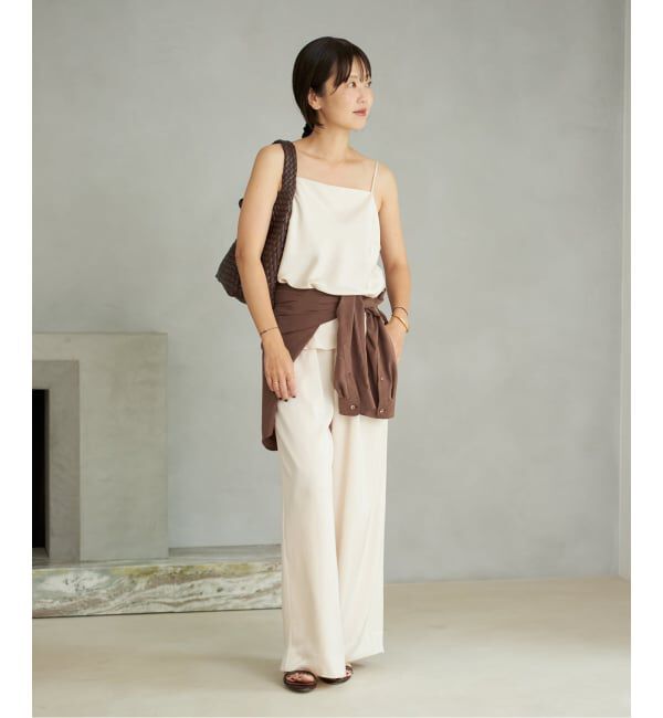 Plage「《追加》dull satin relax パンツ」|その他|