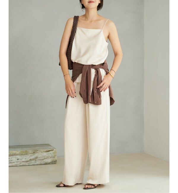 Plage「《追加》dull satin relax パンツ」|その他|