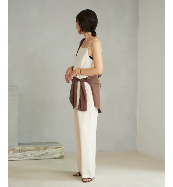 Plage「《追加》dull satin relax パンツ」|その他|