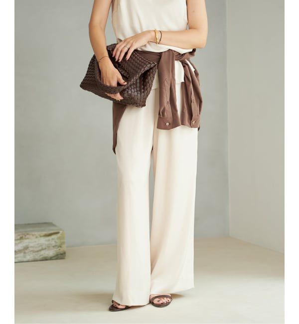 Plage「《追加》dull satin relax パンツ」|その他|