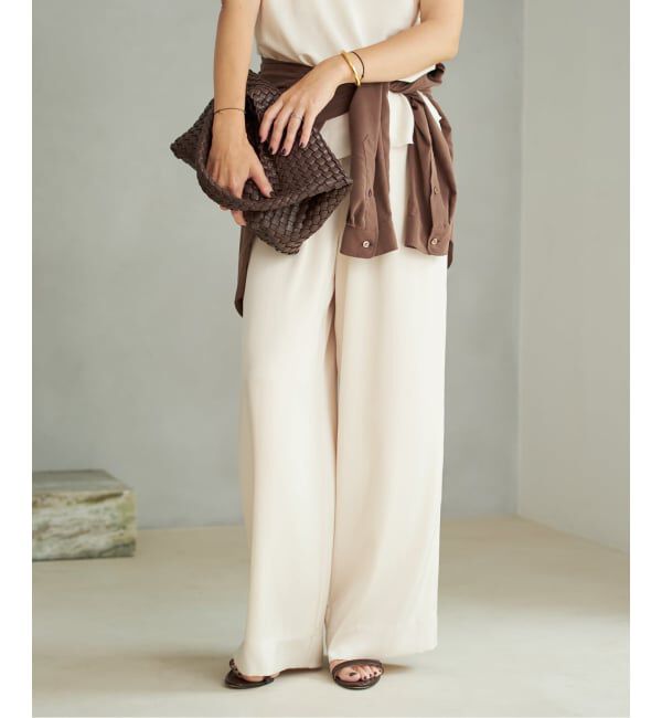 Plage「《追加》dull satin relax パンツ」|その他|