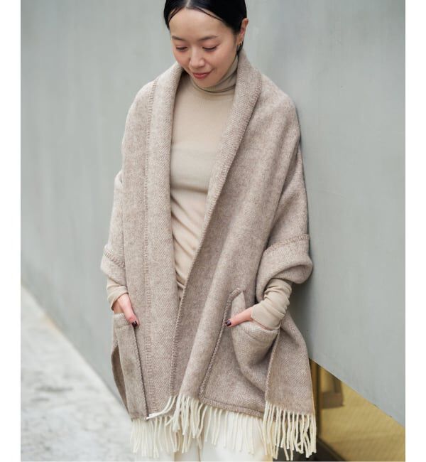 Plage「LAPUAN KANKURIT / ラプアンカンクリ POCKET SHAWL ARVO ショール」|ストール|