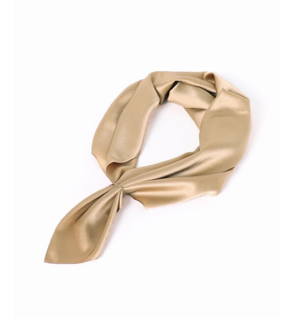 Plage「《一部カラー新宿店・WEB限定》MY_silk satin スカーフ」|バンダナ・スカーフ|