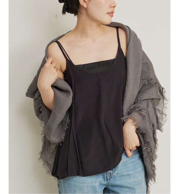 Plage「BASERANGE / ベースレンジ ADE TOP キャミソール」|キャミソール|ブラック