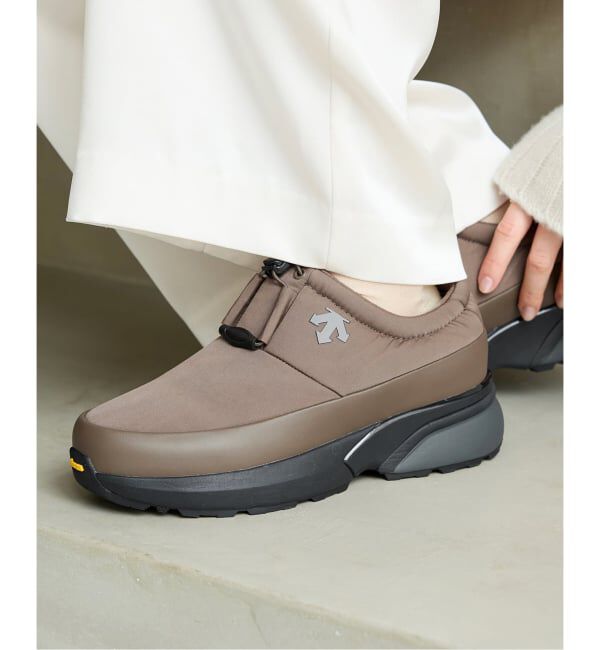 IENA「DESCENTE ALLTERRAIN 別注 D.TRACE MOC MG ウインターブーツ」|スニーカー|ベージュ