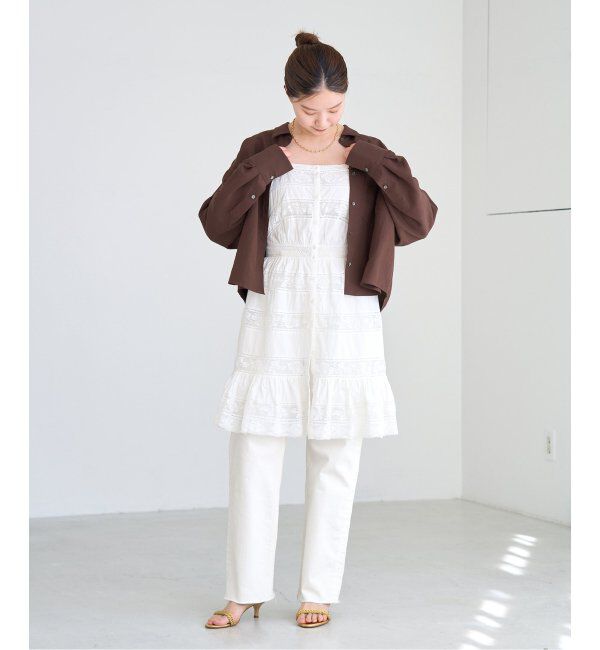 IENA「フィブリルポプリンショートシャツ」|シャツ・ブラウス|