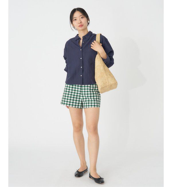 IENA「フィブリルポプリンショートシャツ」|シャツ・ブラウス|