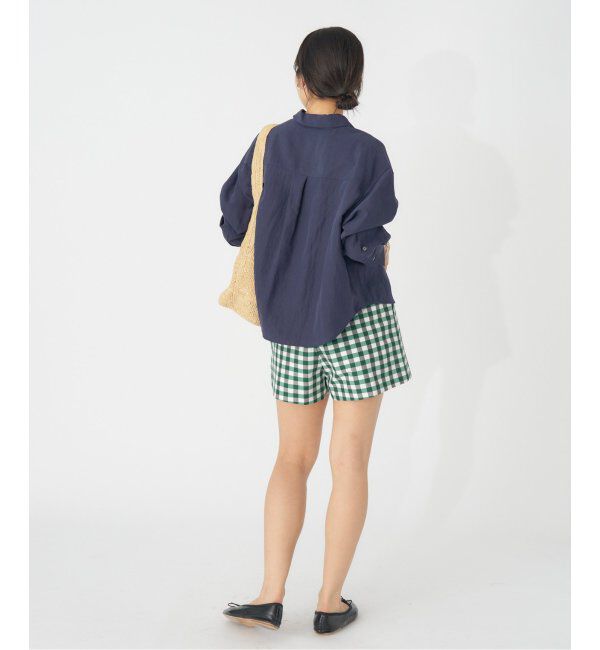 IENA「フィブリルポプリンショートシャツ」|シャツ・ブラウス|