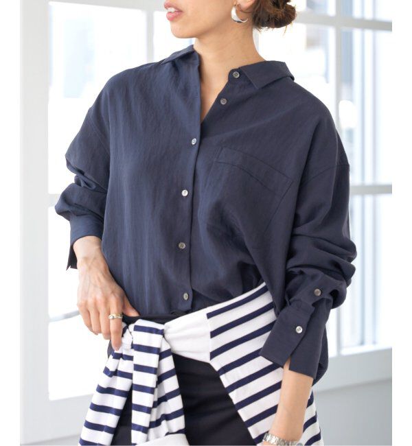 IENA「フィブリルポプリンショートシャツ」|シャツ・ブラウス|