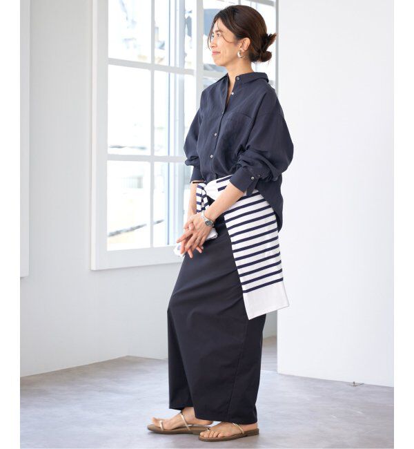 IENA「フィブリルポプリンショートシャツ」|シャツ・ブラウス|