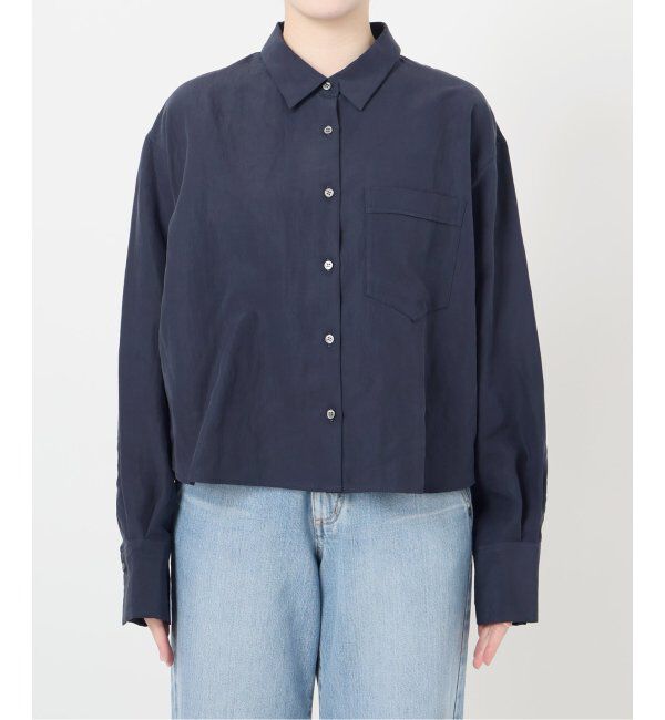 IENA「フィブリルポプリンショートシャツ」|シャツ・ブラウス|