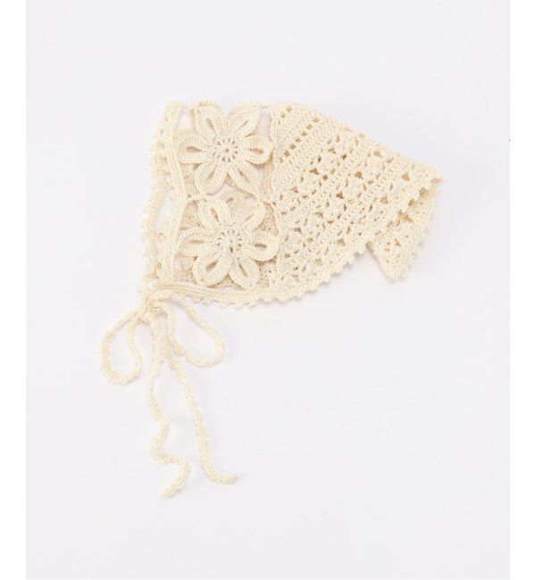 IENA LA BOUCLE「estudio 1999 FLORES BONNET MODELCHANGE スカーフ」|バンダナ・スカーフ|