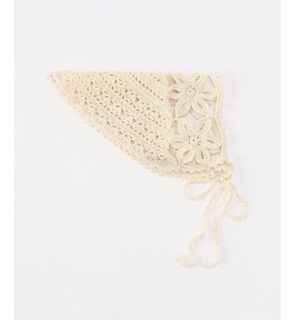 IENA LA BOUCLE「estudio 1999 FLORES BONNET MODELCHANGE スカーフ」|バンダナ・スカーフ|