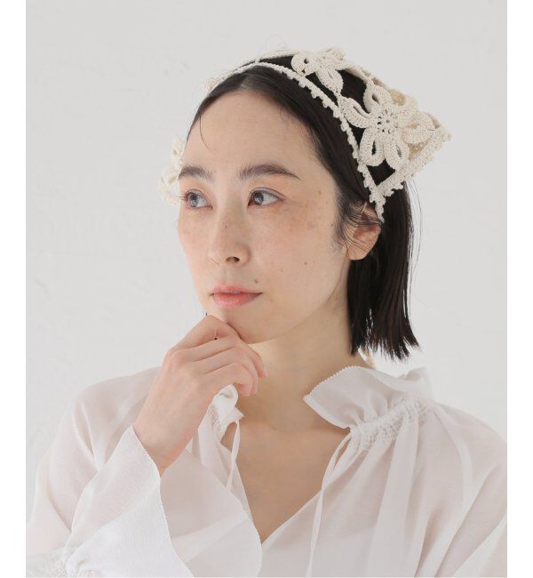 IENA LA BOUCLE「estudio 1999 FLORES BONNET MODELCHANGE スカーフ」|バンダナ・スカーフ|