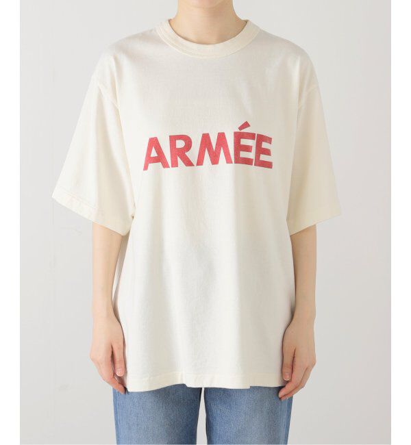 IENA LA BOUCLE「blurhms ROOTSTOCK/ブラームス ルーツストック PRINT Tシャツ BROOTS25S36D」|Tシャツ・カットソー|