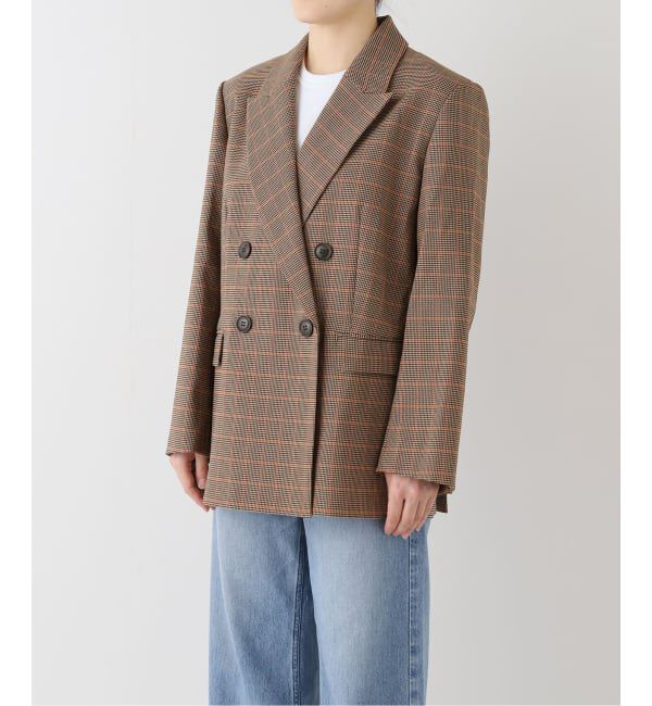 SLOBE IENA「チェックビックジャケット」|テーラードジャケット|