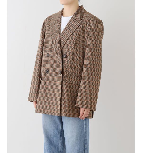 SLOBE IENA「チェックビックジャケット」|テーラードジャケット|