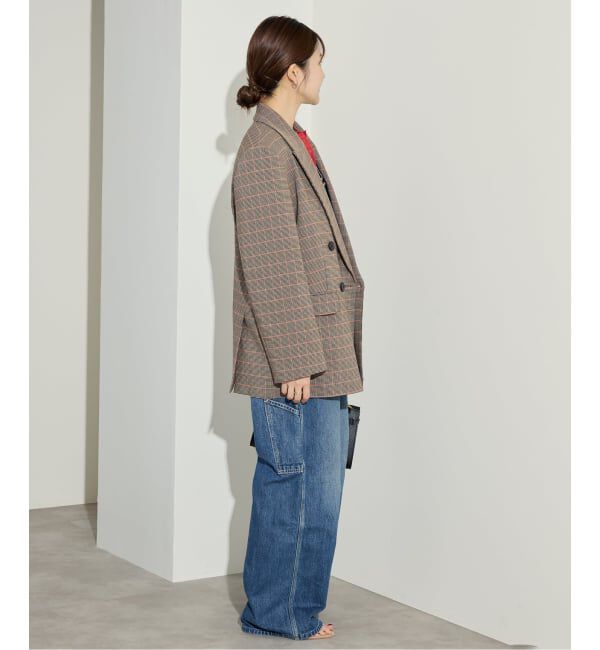 SLOBE IENA「チェックビックジャケット」|テーラードジャケット|