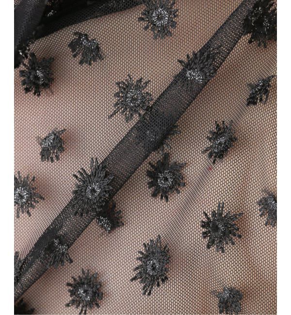 IENA LA BOUCLE「IENA LA BOUCLE フラワーモチーフチュールベスト」|シャツ・ブラウス|