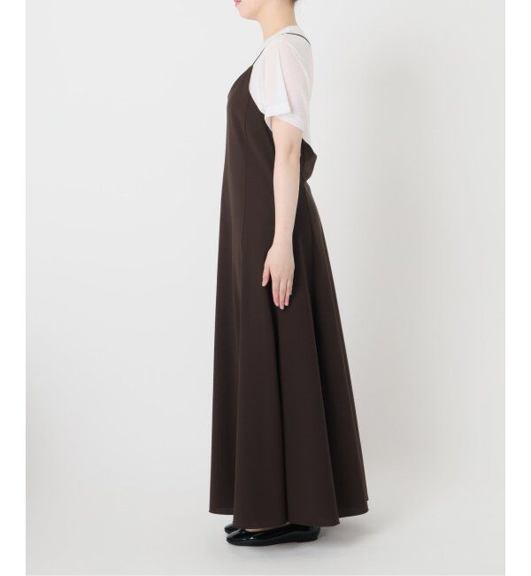 IENA「トロピカルWOOL キャミソールワンピース」|ワンピース|