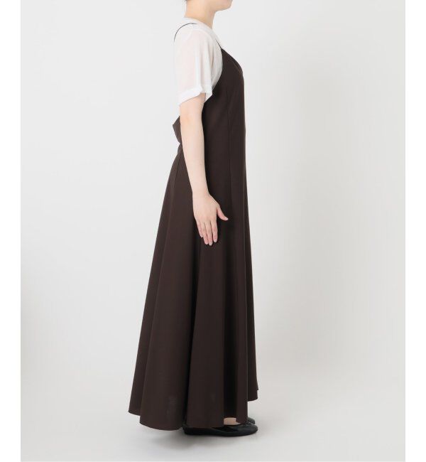 IENA「トロピカルWOOL キャミソールワンピース」|ワンピース|