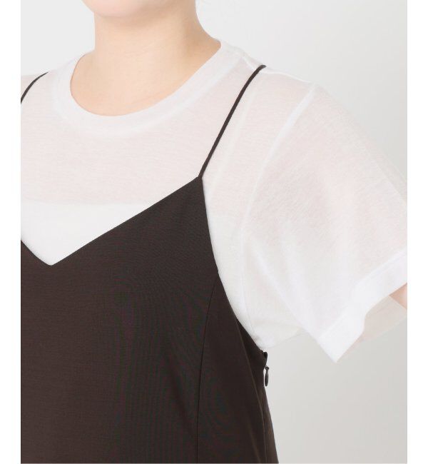 IENA「トロピカルWOOL キャミソールワンピース」|ワンピース|