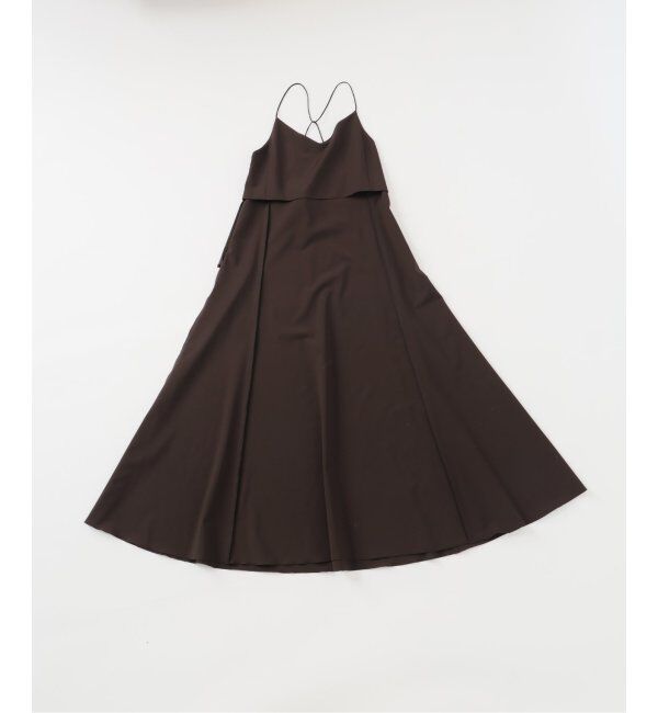 IENA「トロピカルWOOL キャミソールワンピース」|ワンピース|