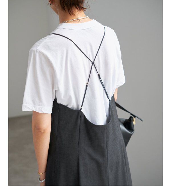 IENA「トロピカルWOOL キャミソールワンピース」|ワンピース|