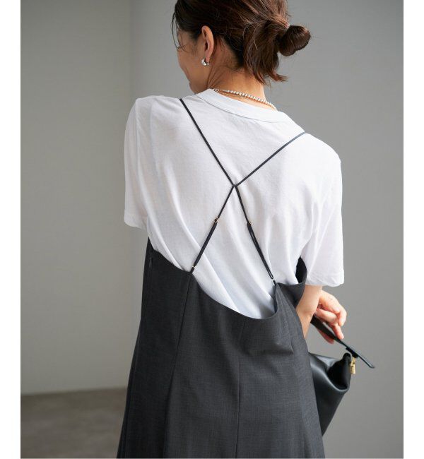 IENA「トロピカルWOOL キャミソールワンピース」|ワンピース|