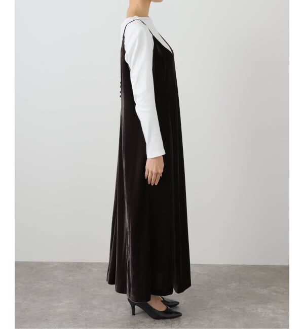 SLOBE IENA「ベロアキャミワンピース」|ワンピース|