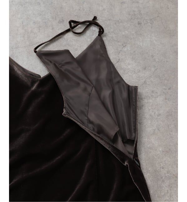 SLOBE IENA「ベロアキャミワンピース」|ワンピース|