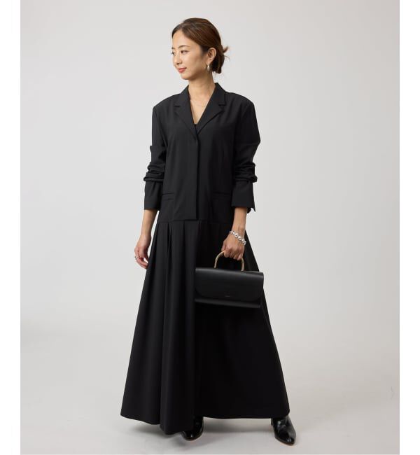 VERMEIL par iena「TRストレッチタックワンピース」|ワンピース|