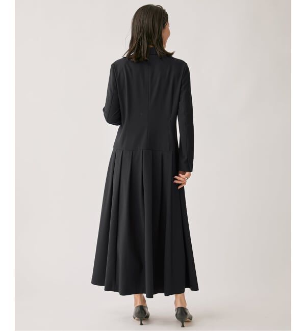 VERMEIL par iena「TRストレッチタックワンピース」|ワンピース|