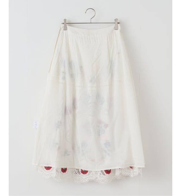 IENA LA BOUCLE「SEA NEW YORK/シー ニューヨーク CELIA EMBROIDERY MIDI SKIRT PF25-048」|スカート|