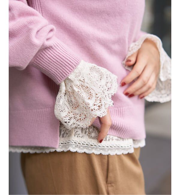 リーフレースブラウス（IENA）｜ルミネのファッション通販アイルミネ<i